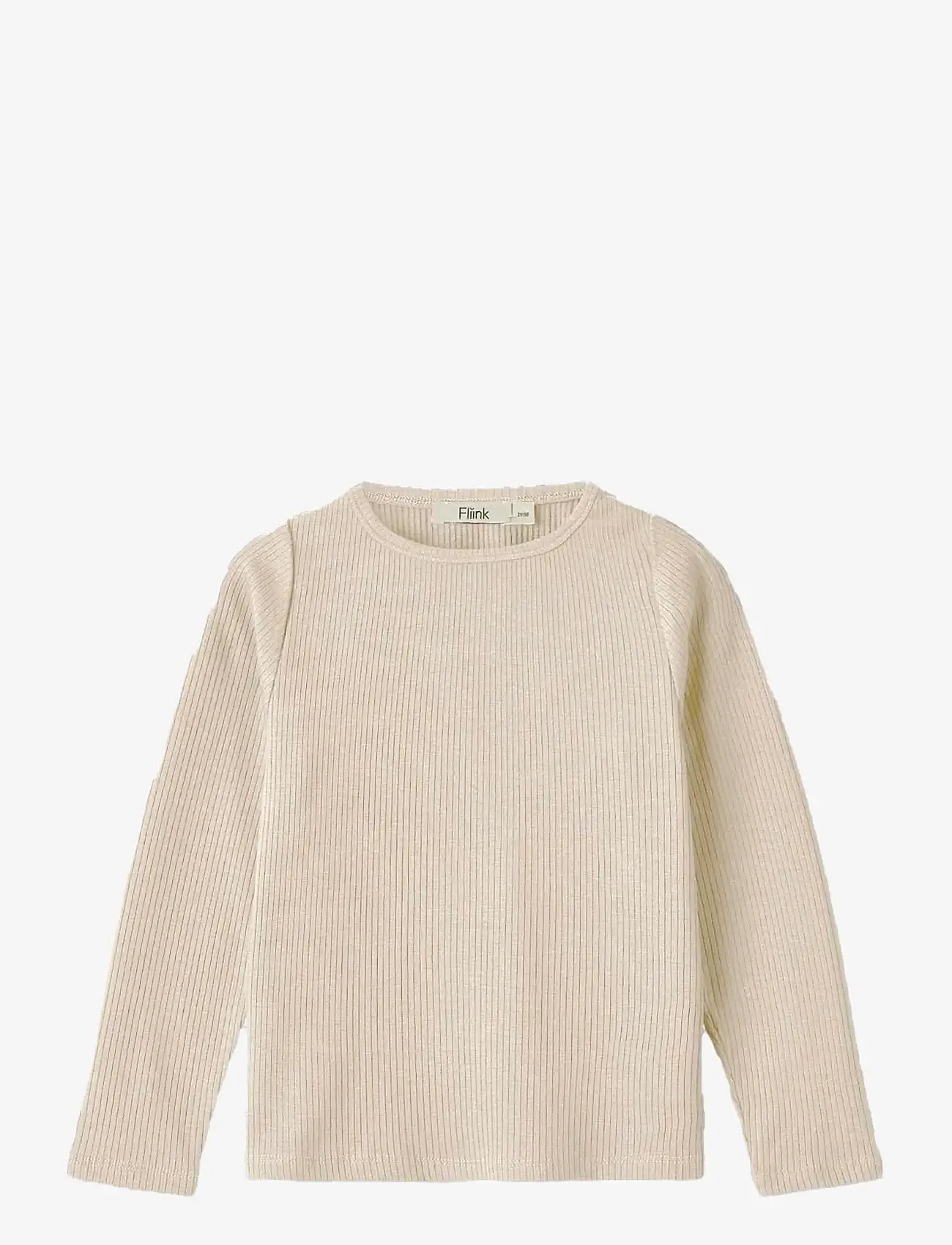 Fliink - KENNA LS BLOUSE - langærmede t-shirts - sandshell - 0