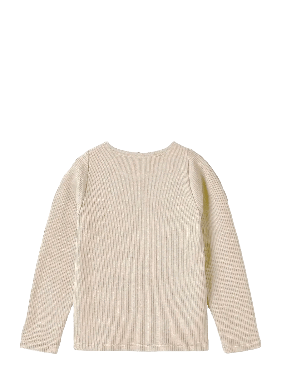 Fliink - KENNA LS BLOUSE - pikkade varrukatega t-särgid - sandshell - 1