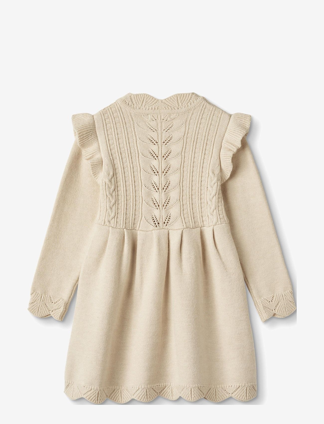 Fliink - ALILLY DRESS - pikkade varrukatega beebi kleidid - cream - 1