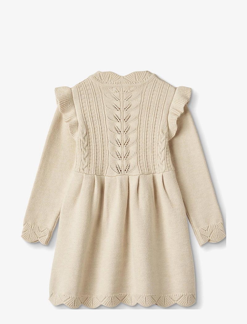 Fliink - ALILLY DRESS - pikkade varrukatega beebi kleidid - cream - 1