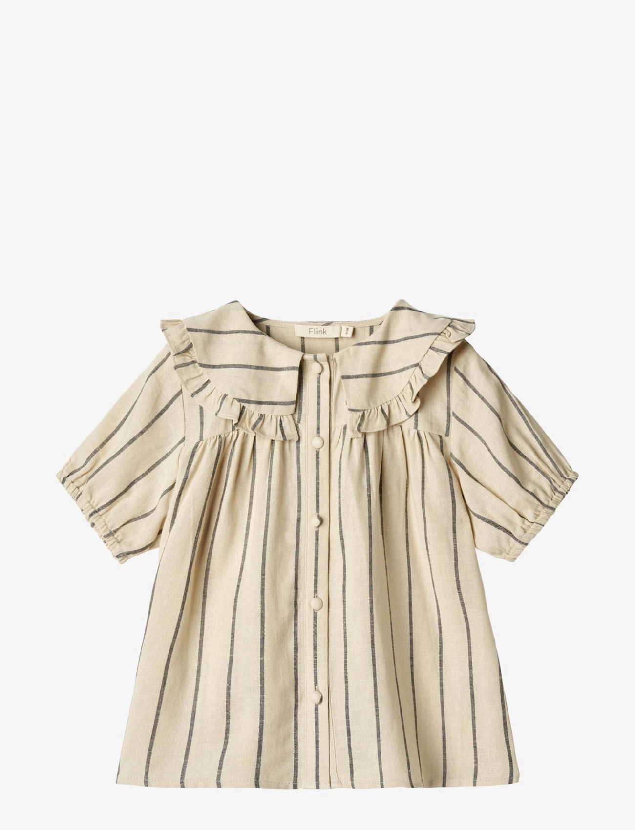 Fliink - VIRA SS SHIRT BLOUSE - cream - 1