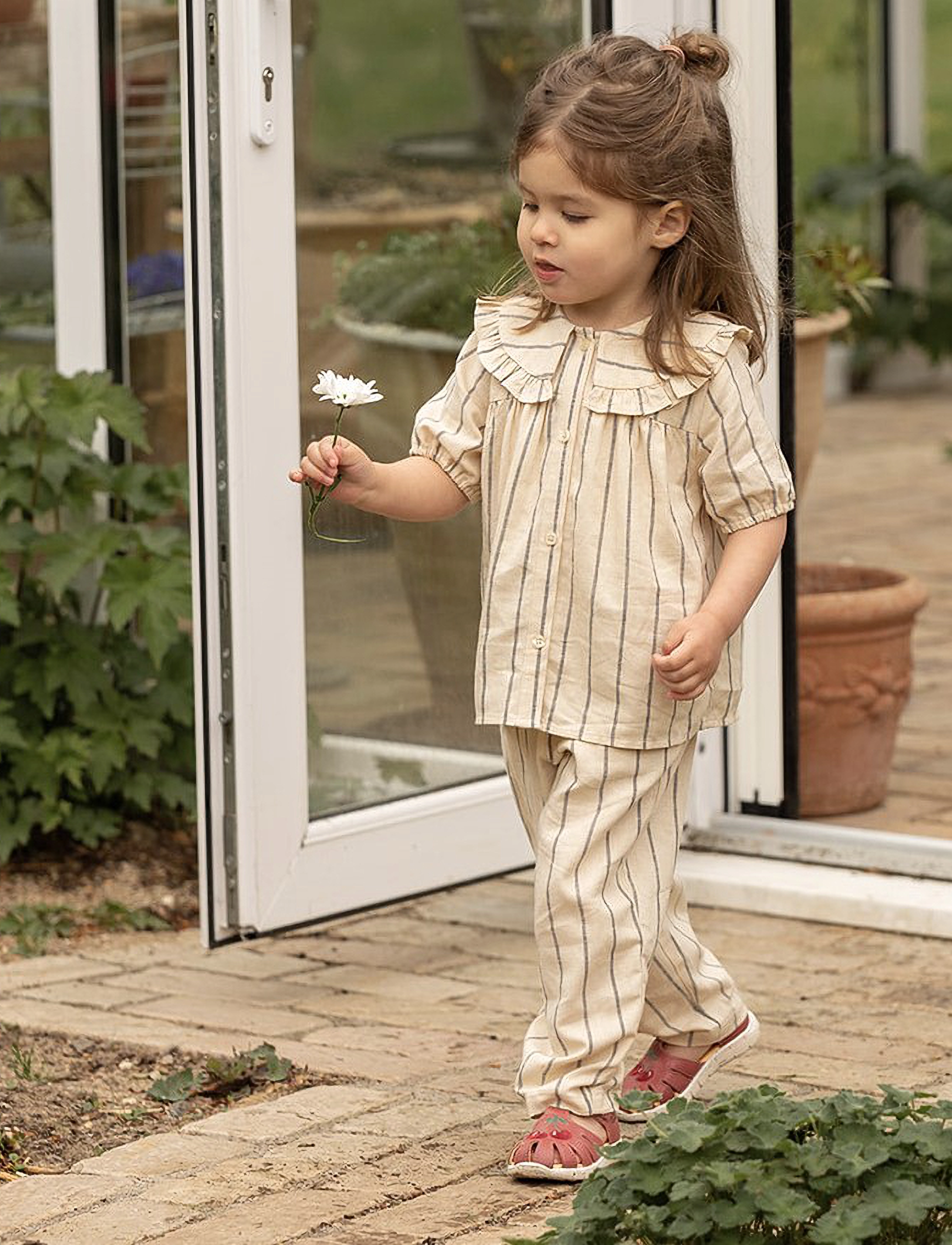 Fliink - VIRA SS SHIRT BLOUSE - cream - 4