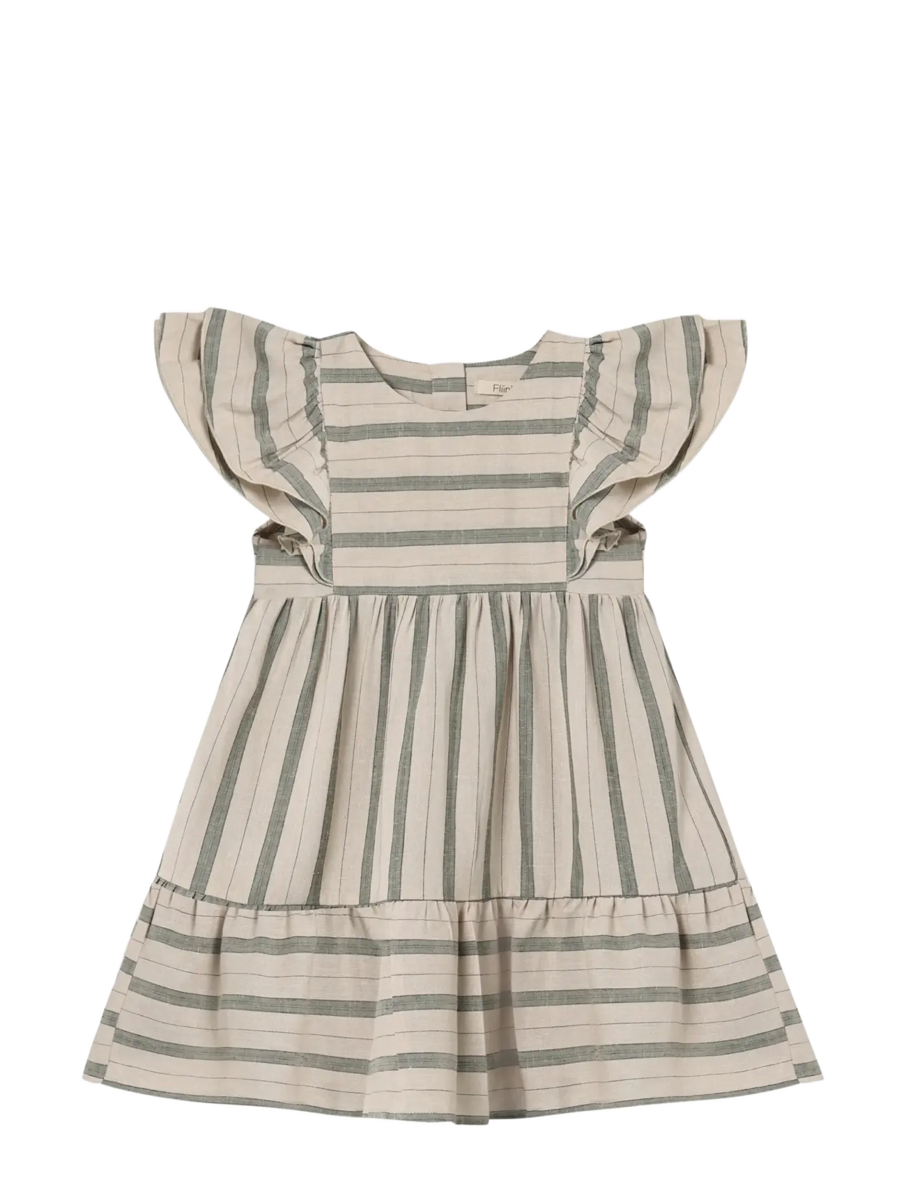 Fliink VIRA SS DRESS - Kortærmede hverdagskjoler - GREEN / multi