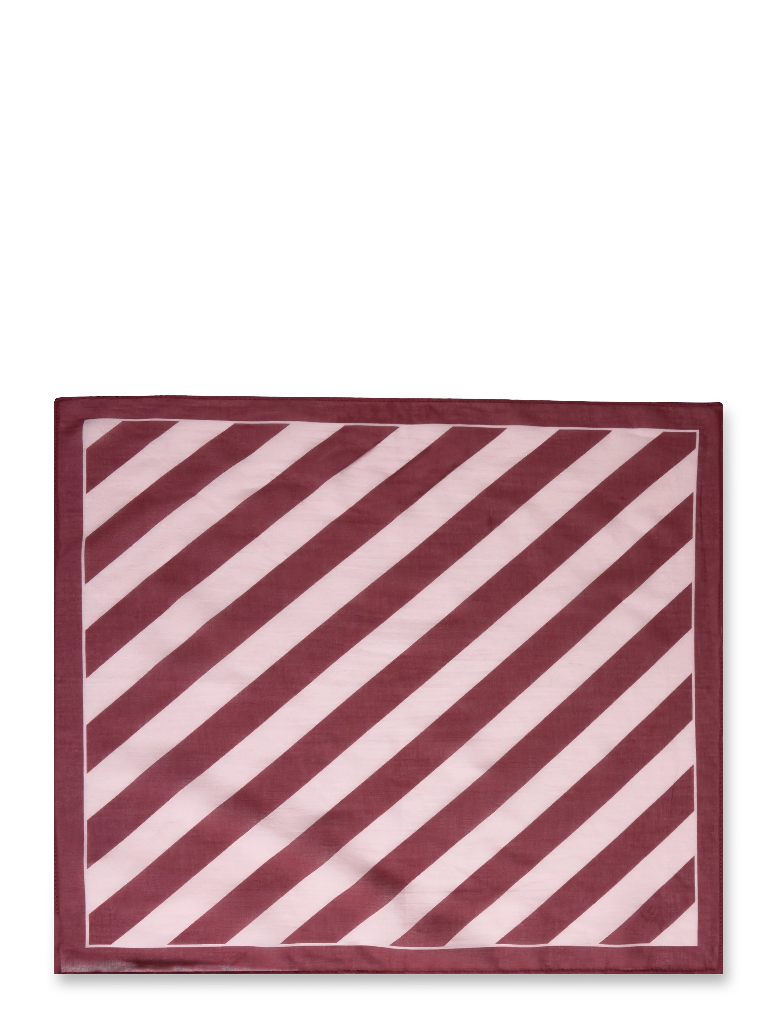 SMOKE ROSE/BURGUNDY STRIPE