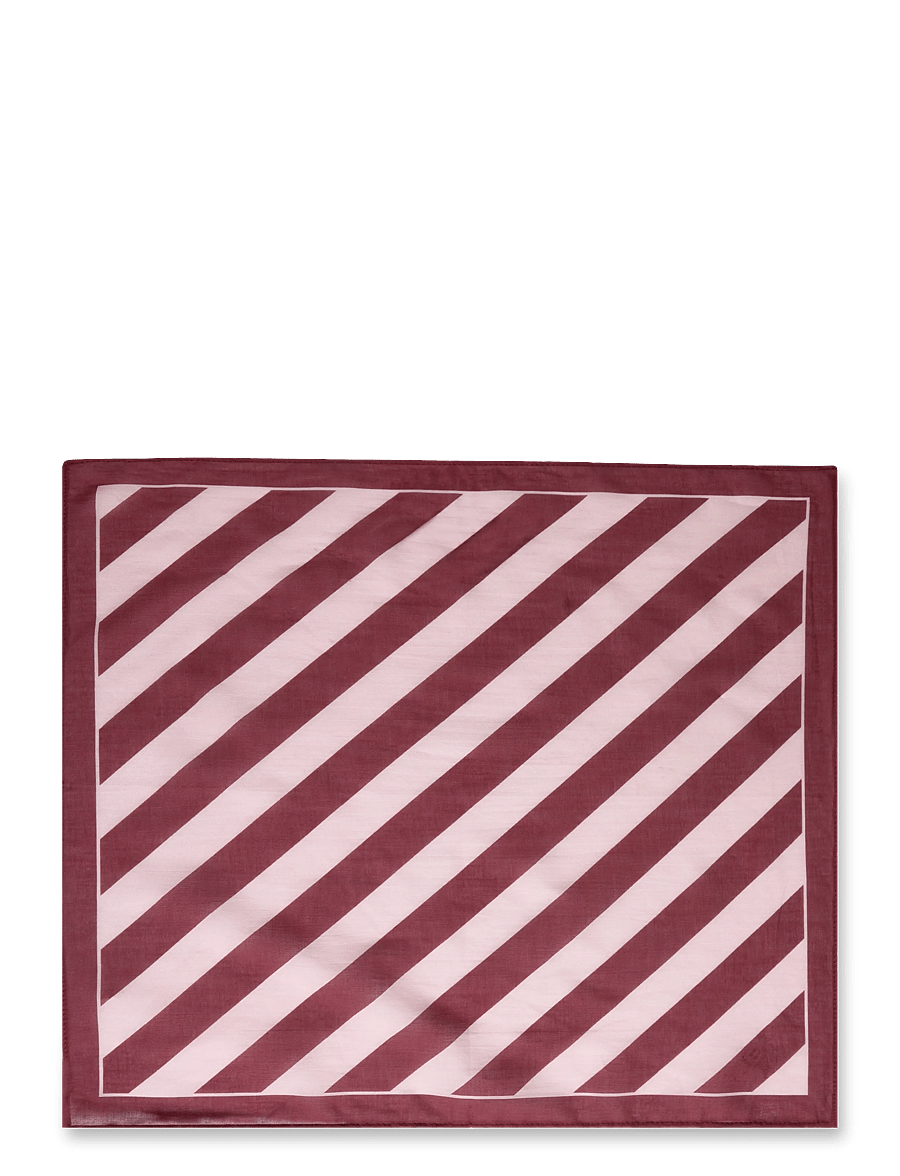 Fliink - KOTA SCARF - halsdukar - smoke rose/burgundy stripe - 1