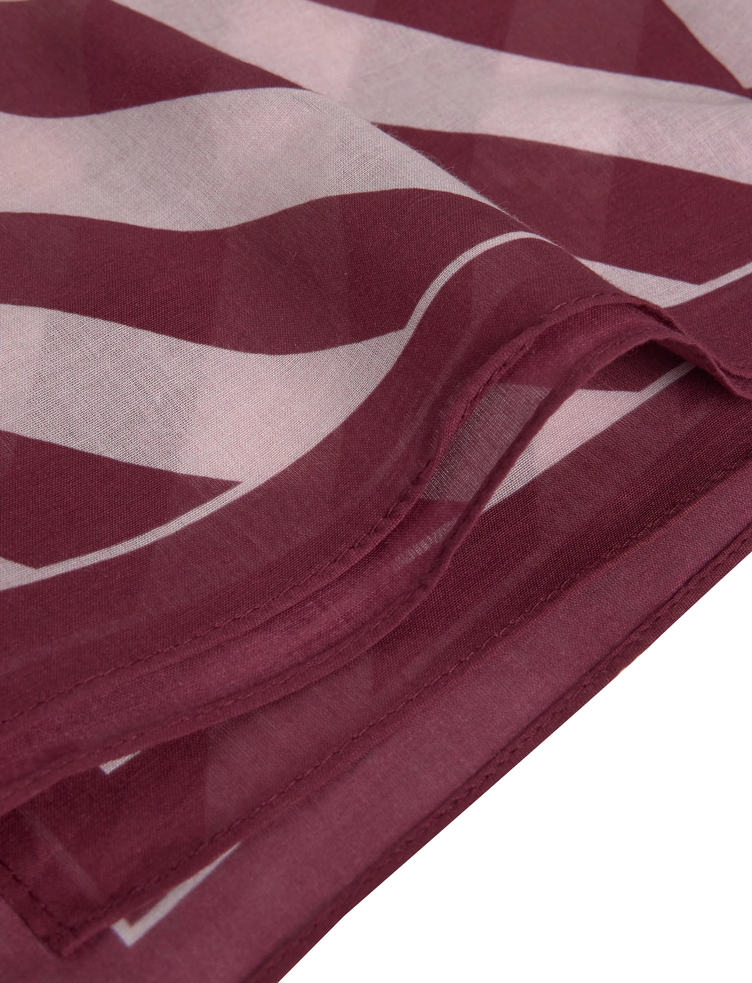 Fliink - KOTA SCARF - halsdukar - smoke rose/burgundy stripe - 3