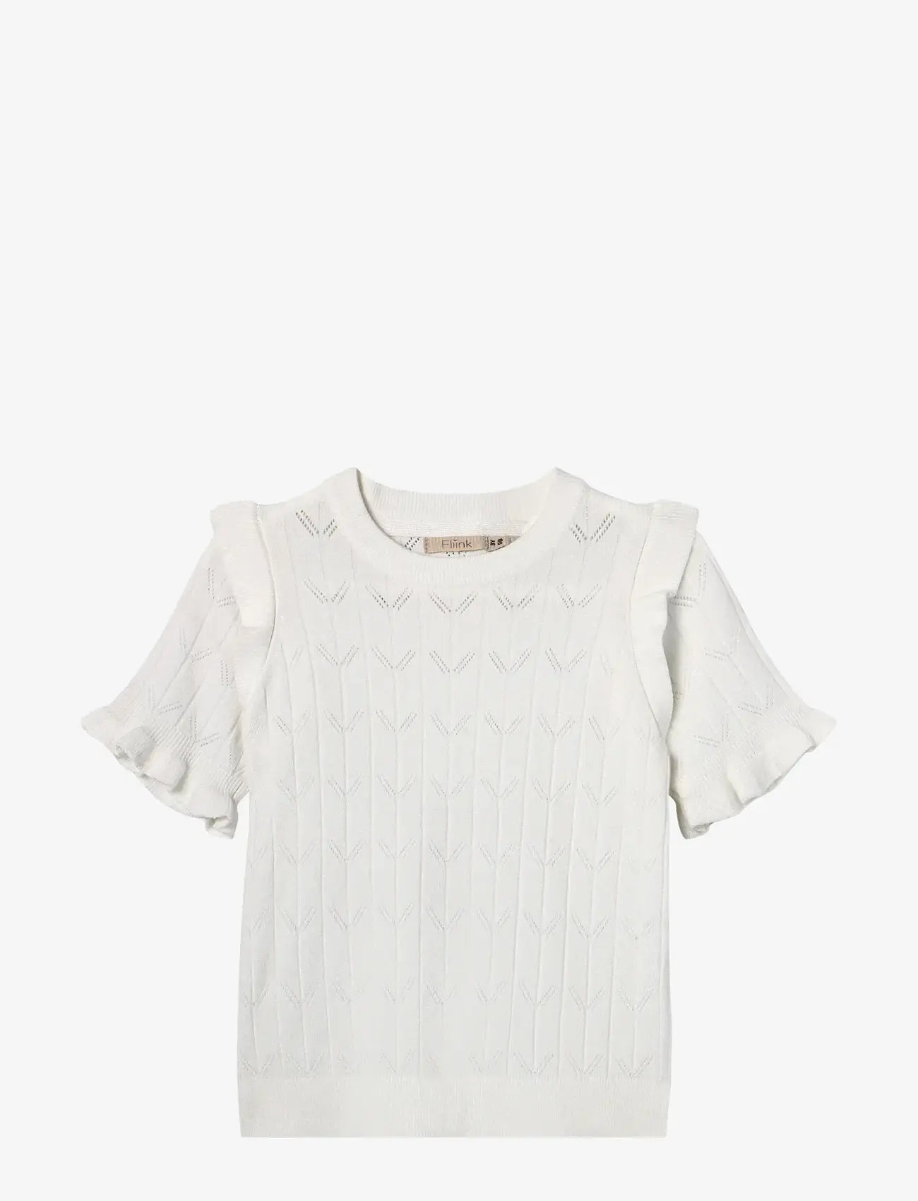 Fliink - SUNNY SS BLOUSE - bluser & tunikaer - white - 0