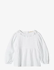 Fliink - CIAO LS BLOUSE - blouses & tunics - white - 1