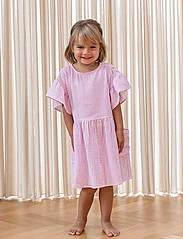 Fliink - CIAO STRIPE DRESS - kurzärmelige babykleider - pink - 0