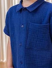 Fliink - HELLO SS SHIRT - kortärmade skjortor - blue - 3