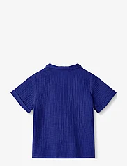Fliink - HELLO SS SHIRT - short-sleeved shirts - blue - 2