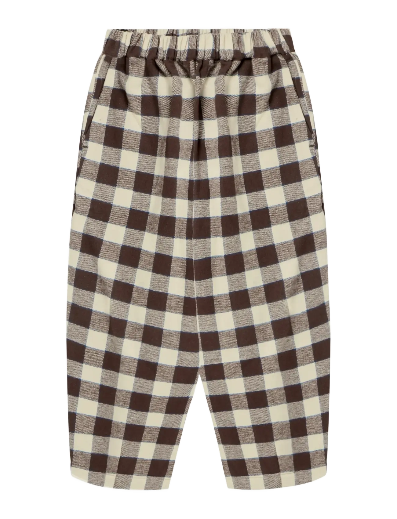Fliink CODY PANT - Uus - INSIGNIA CHECK / brown