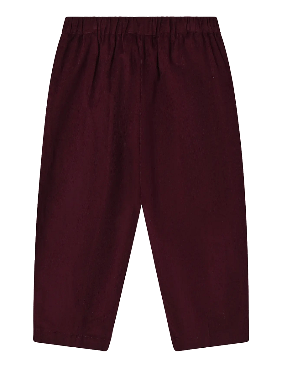 Fliink - DOLLY PANT - spodenki niemowlęce - burgendy - 2