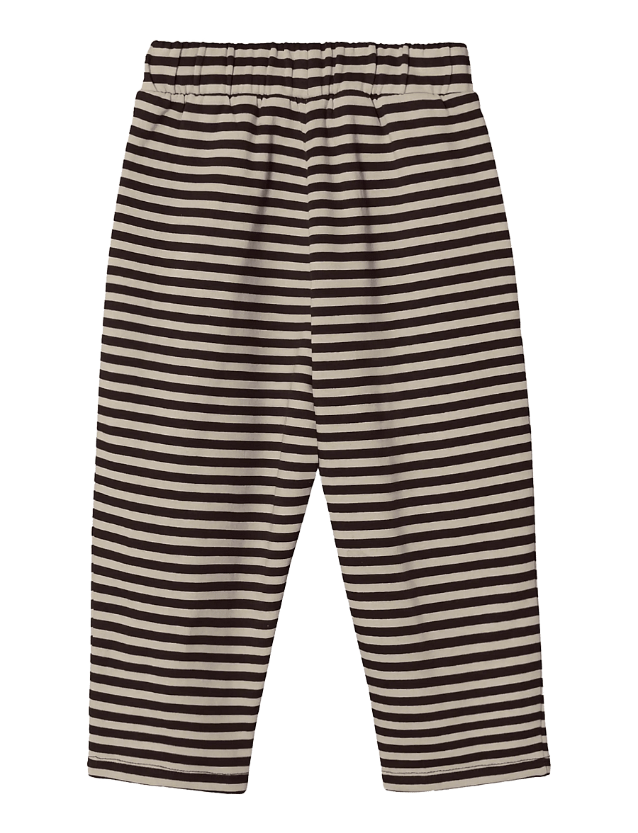 Fliink - ALVIN STRIPE PANT - babybyxor - coffee bean / sandshell - 1