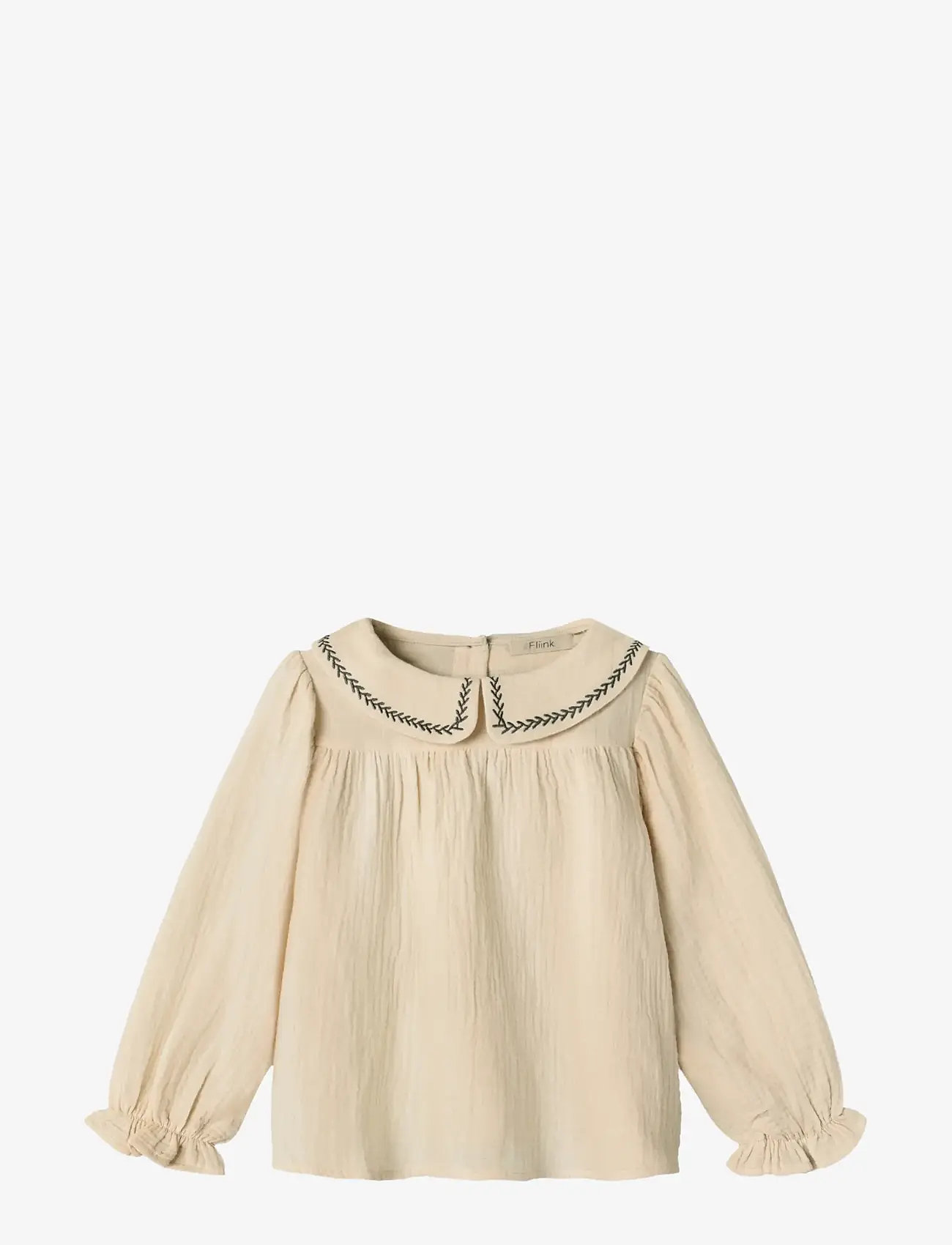 Fliink - AMOUR LS BLOUSE - cream - 0