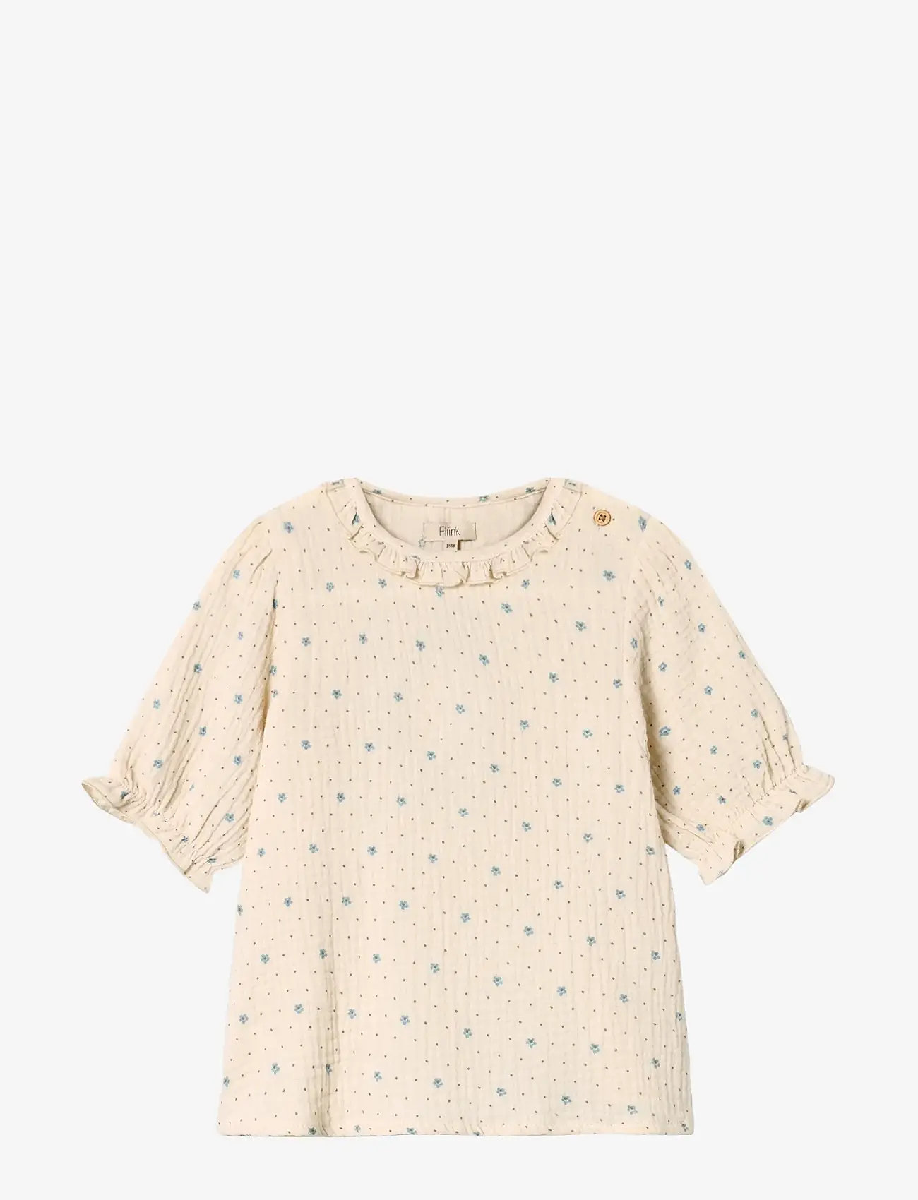 Fliink - BLOOMING SS BLOUSE - madalaimad hinnad - cream - 0
