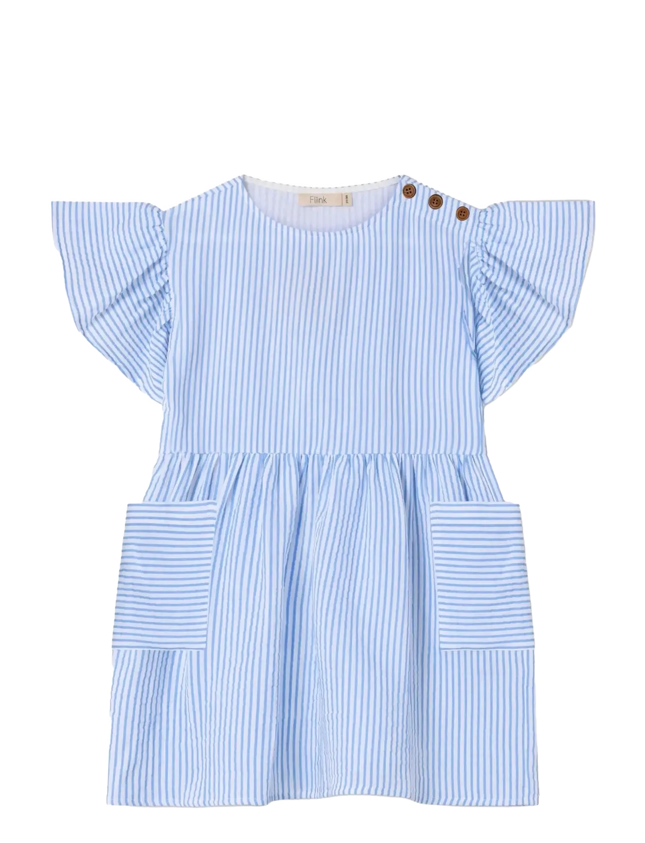 FLIINK Cha Cha Ss Kleid Blau - 104 - Kinder