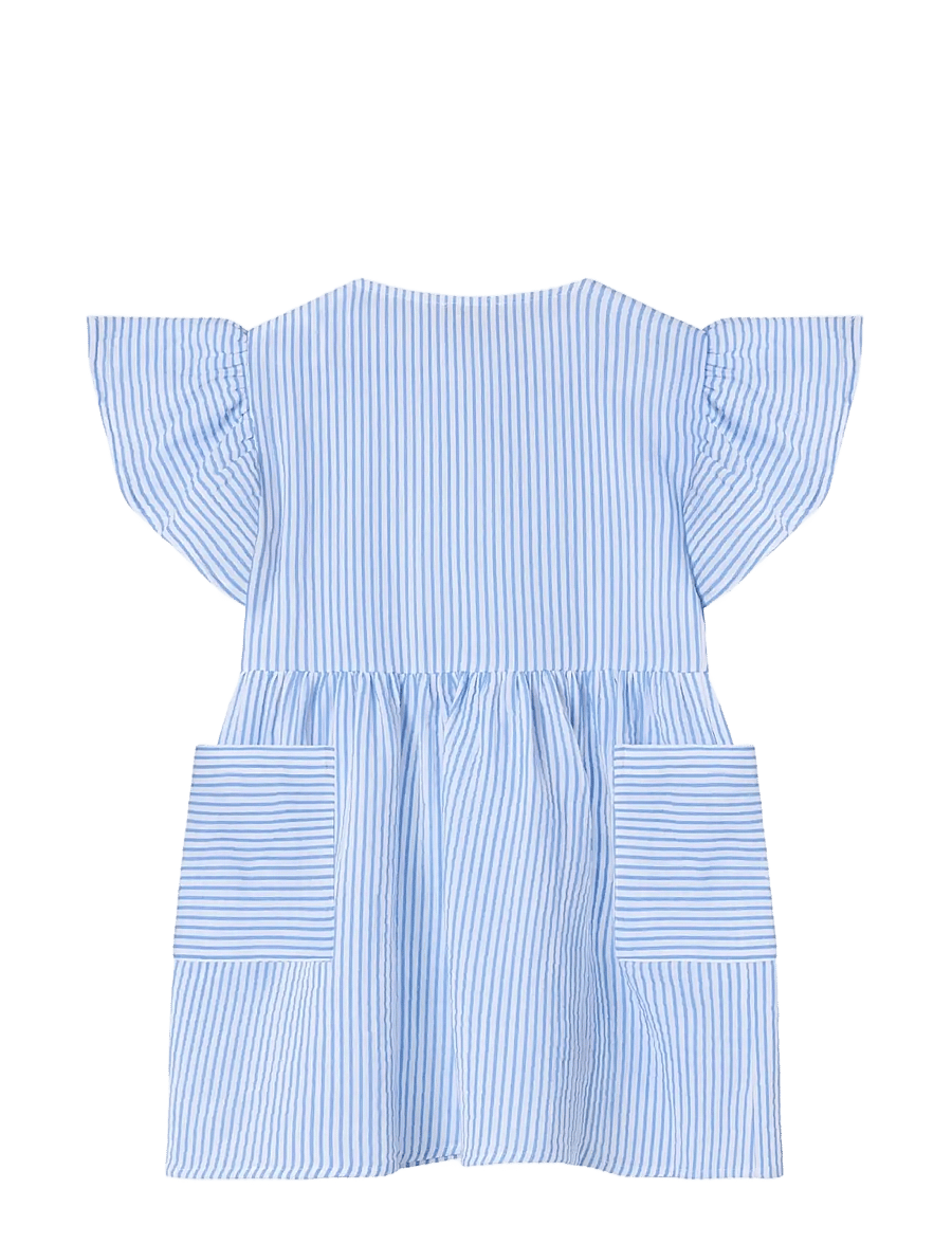 Fliink - CHA CHA SS DRESS - kurzärmelige freizeitkleider - blue - 2