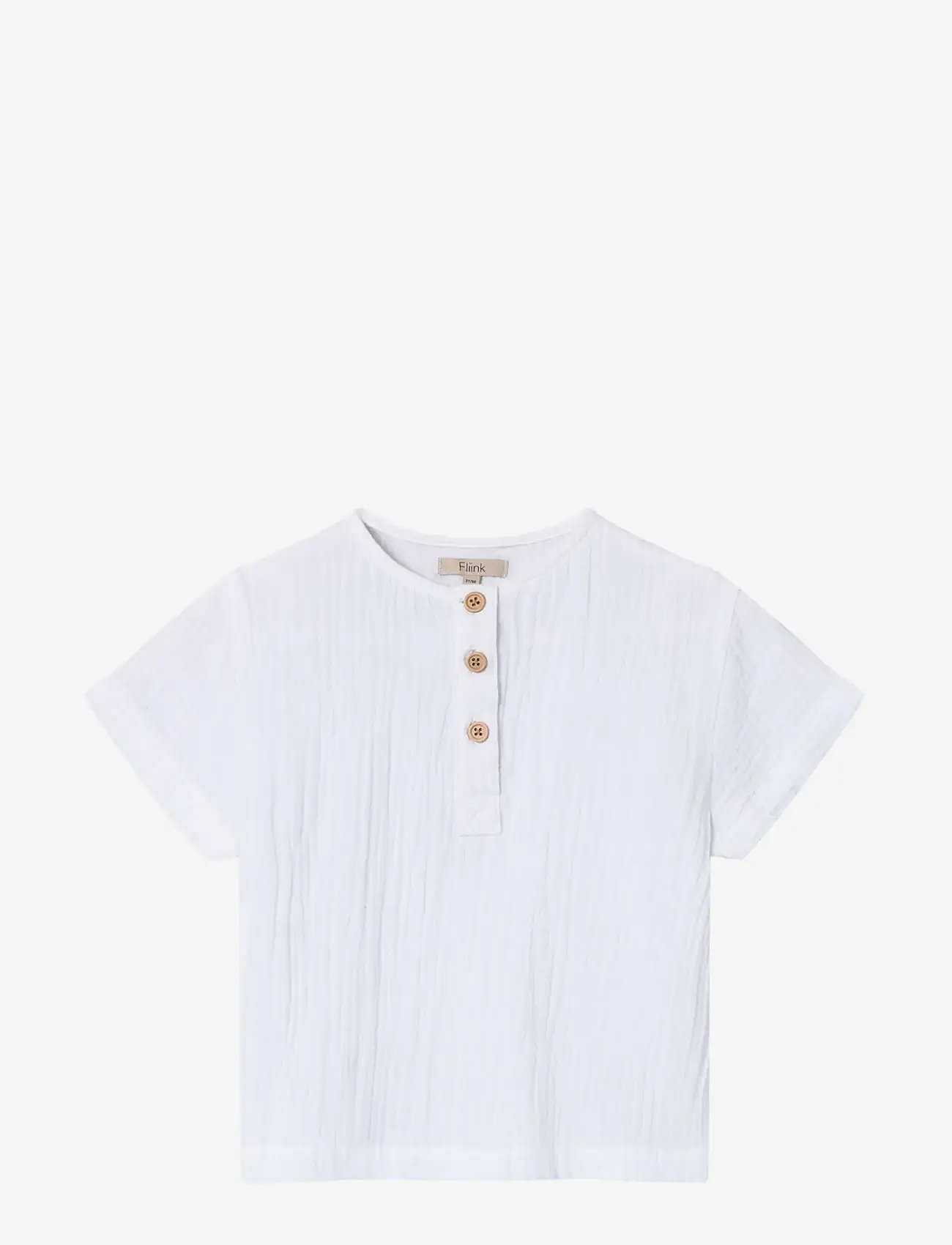 Fliink - CHA CHA SS SHIRT - lühikeste varrukatega t-särgid - white - 0