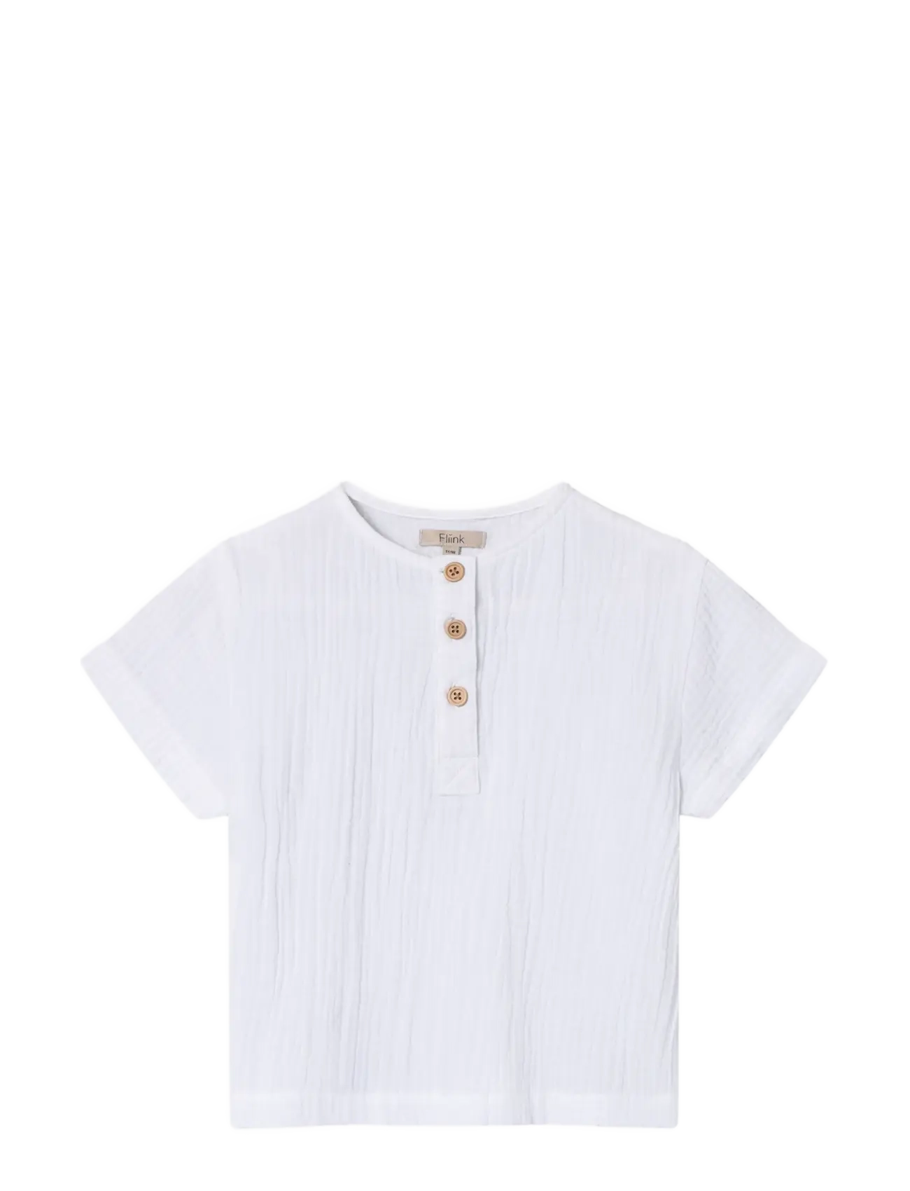 Fliink CHA CHA SS SHIRT - Riided - WHITE / white