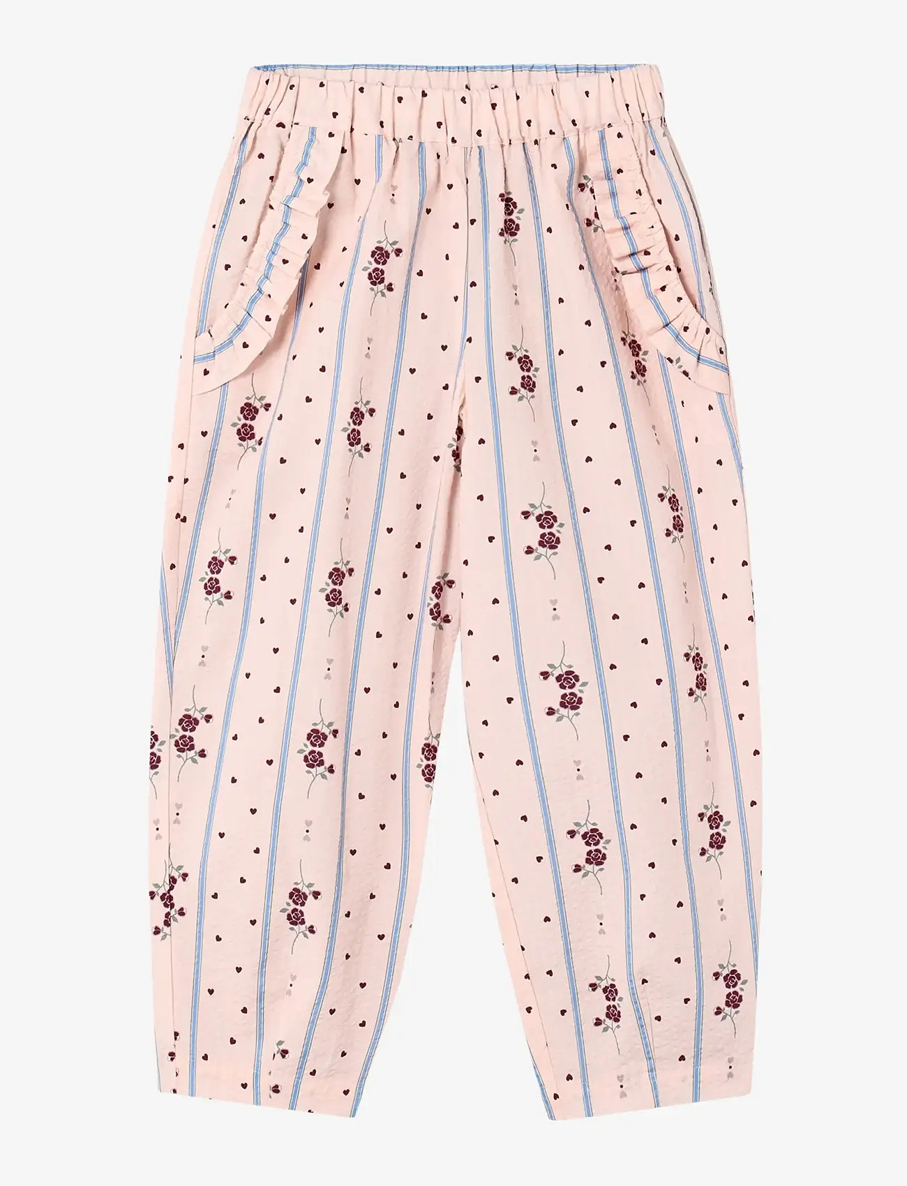 Fliink - COLOMBE RUFFLE PANT - babybukser - pink - 1