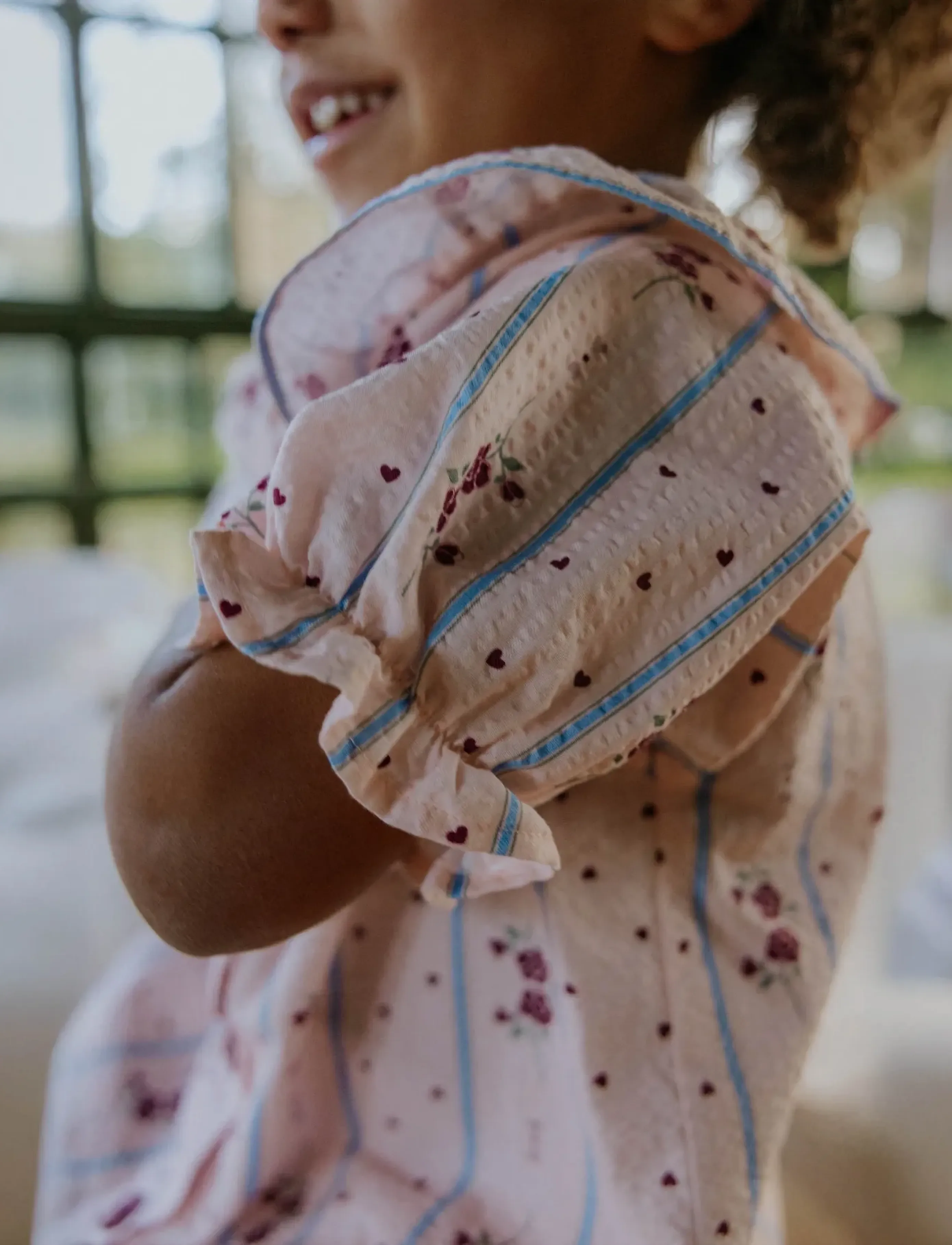 Fliink - COLOMBE SS BLOUSE - blusen & tuniken - pink - 5