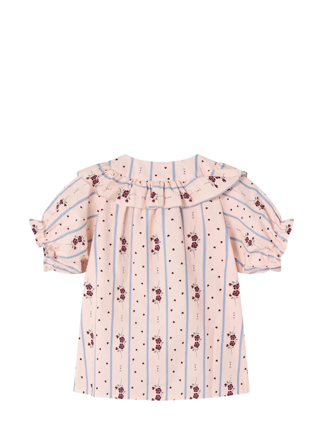 Fliink - COLOMBE SS BLOUSE - blusen & tuniken - pink - 2