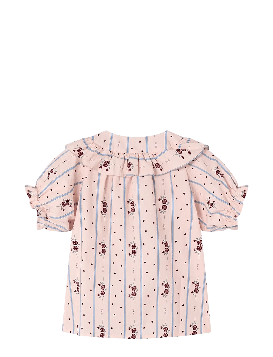 Fliink - COLOMBE SS BLOUSE - bluser & tunikaer - pink - 2