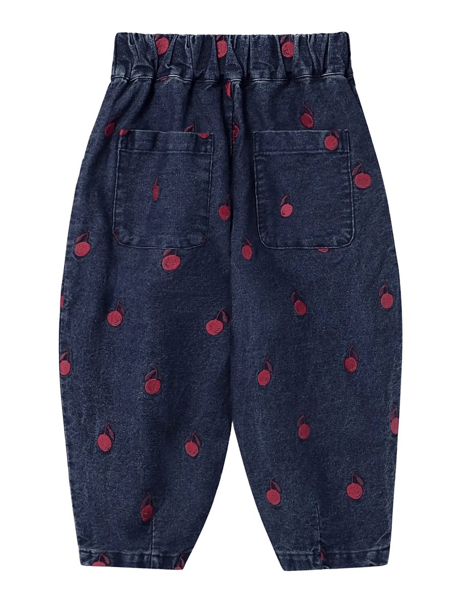 Fliink - DONNA EMBR. DENIM PANT - loose jeans - dark denim blue - 2