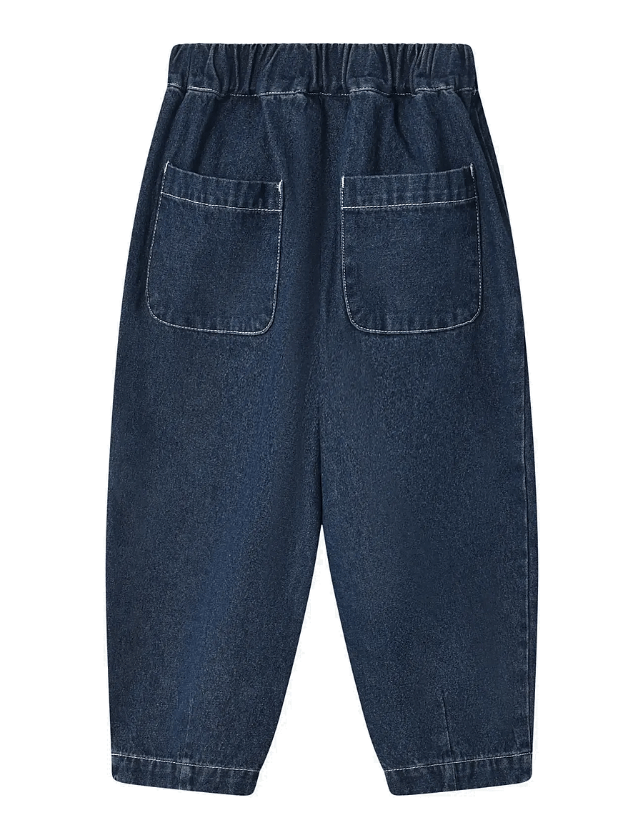 Fliink - DON DENIM PANT - loose jeans - dark denim blue - 1