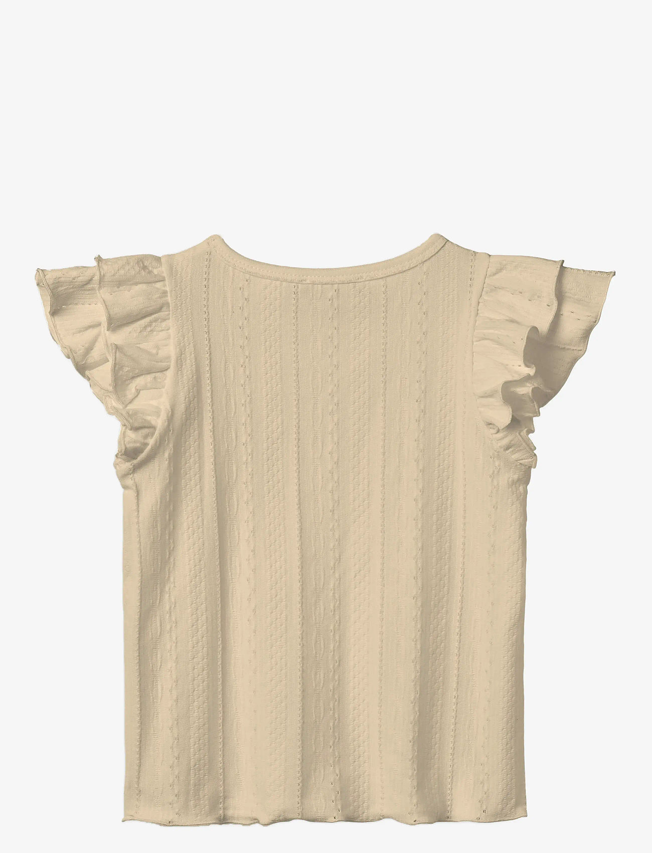 Fliink - GABBY SS BLOUSE - lühikeste varrukatega - cream - 1