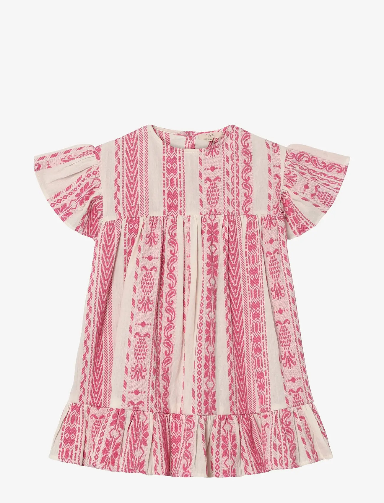 Fliink - ADDIE DRESS - lühikeste varrukatega beebi kleidid - pink - 0