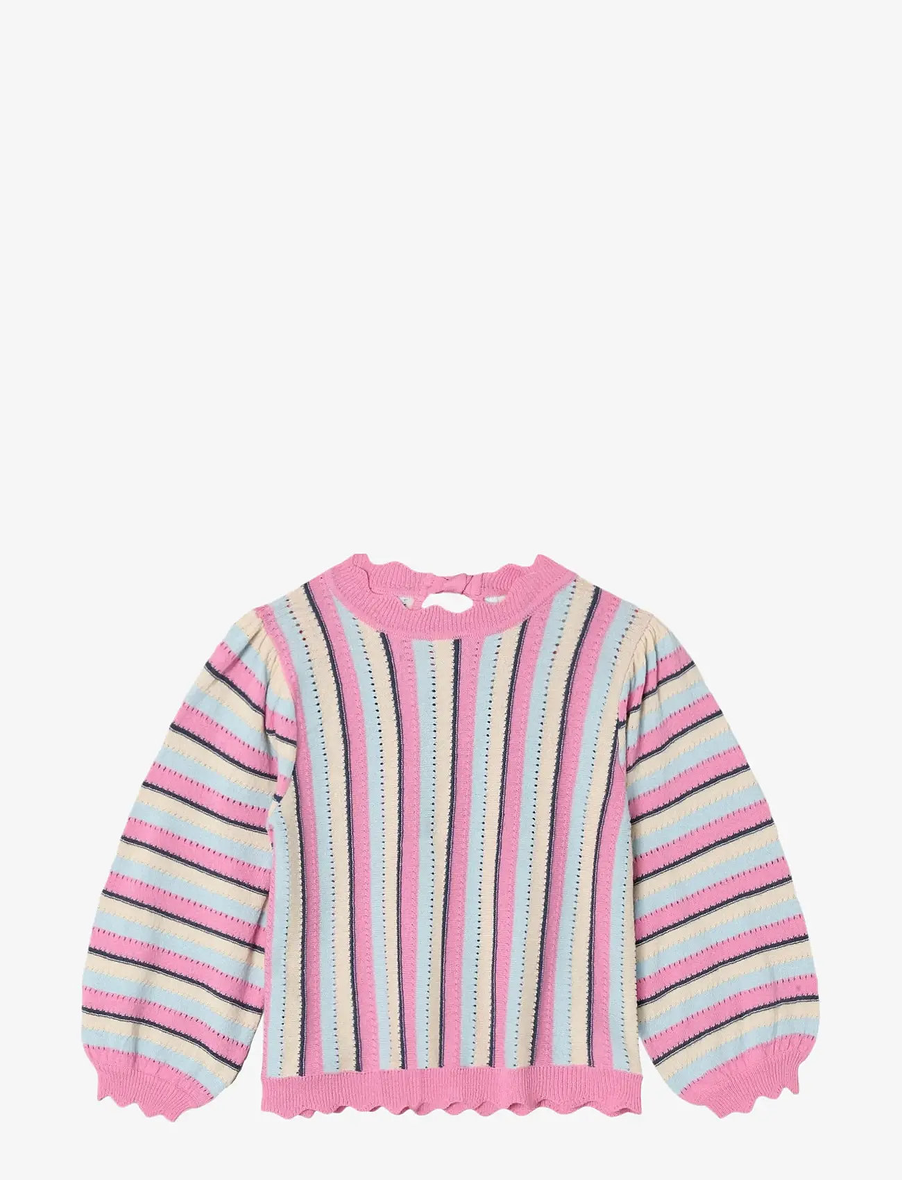 Fliink - BOWIE STRIPE LS BLOUSE - beige - 0