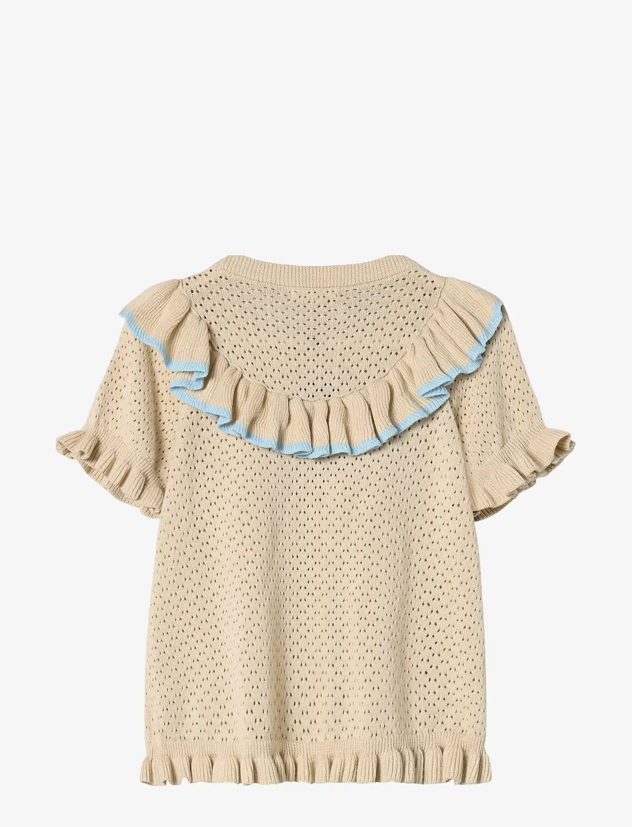 Fliink - EMMY SS BLOUSE - bluser & tunikaer - cream - 1