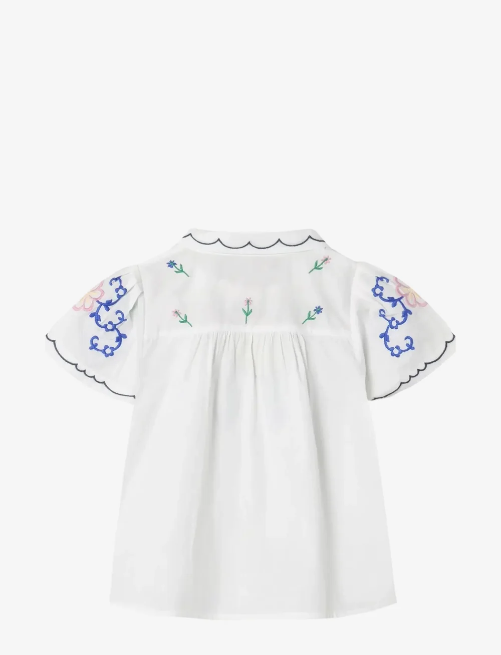 Fliink - HIRSE SS BLOUSE - pluusid ja tuunikad - white - 1