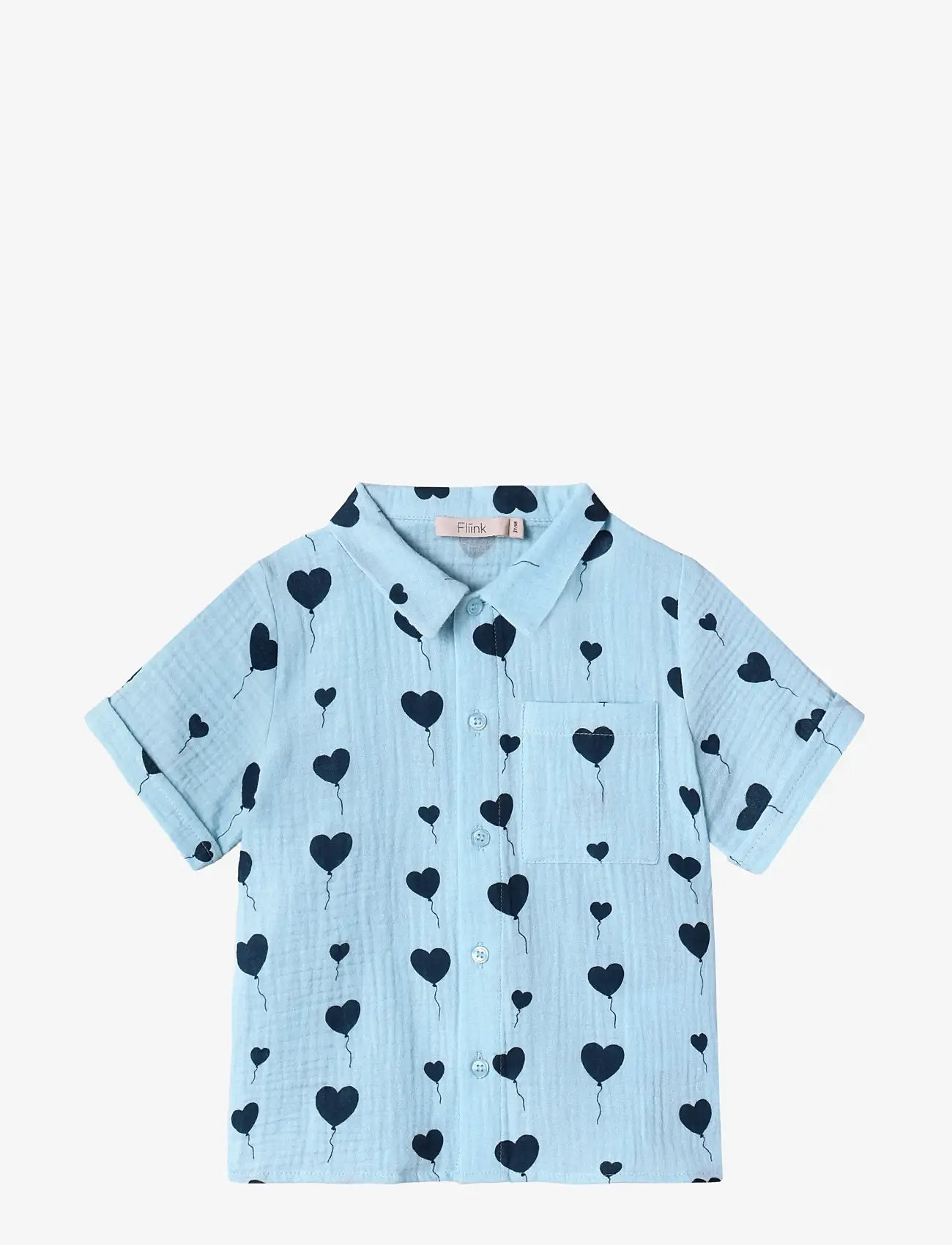 Fliink - LOVE SS SHIRT - blue - 0