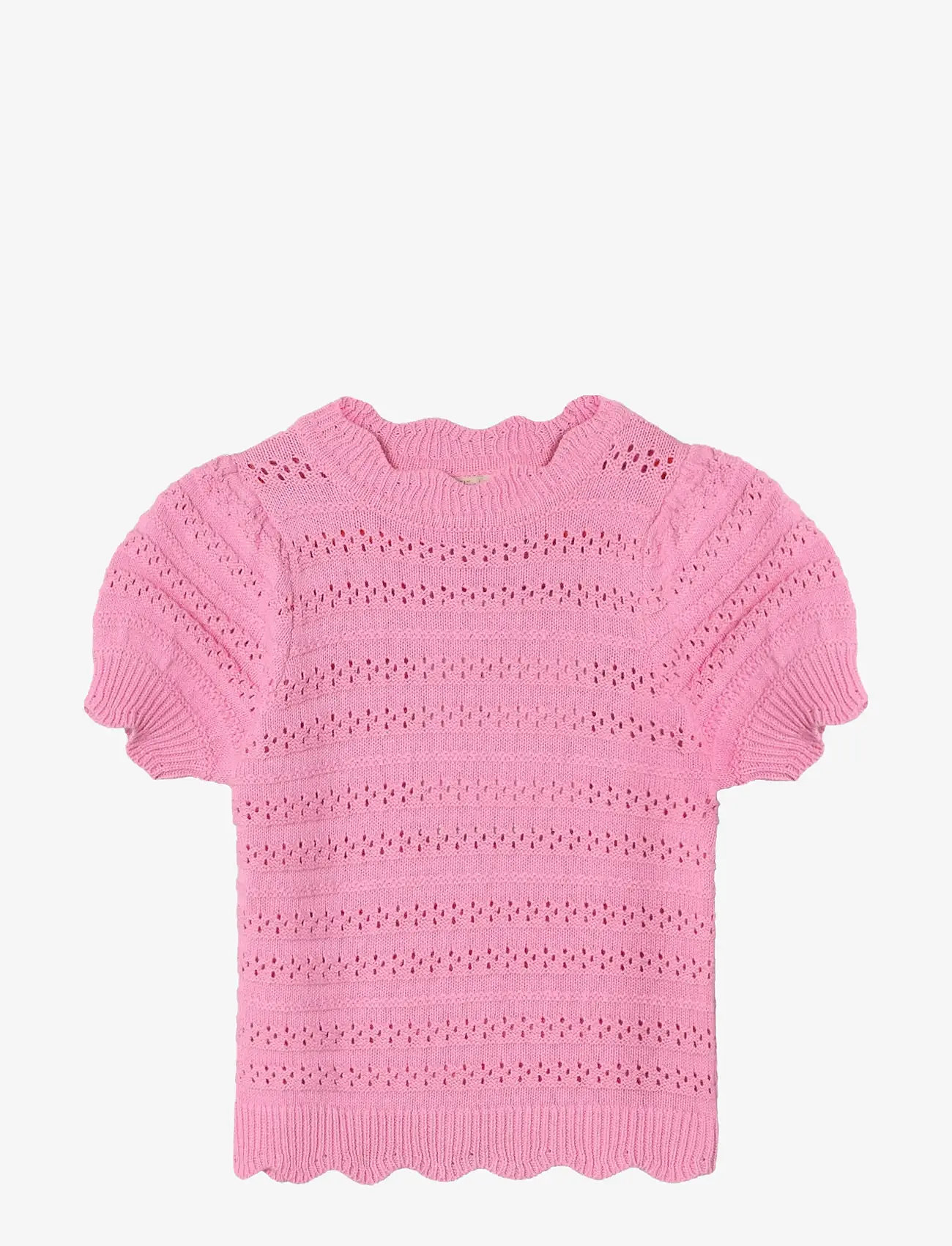 Fliink - MAGIC SS PUFF BLOUSE - herbstliche kleidung - pink - 0