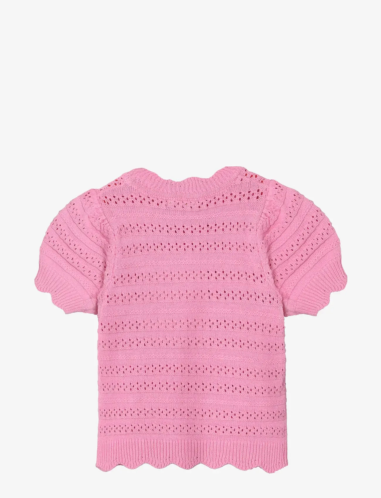 Fliink - MAGIC SS PUFF BLOUSE - herbstliche kleidung - pink - 1