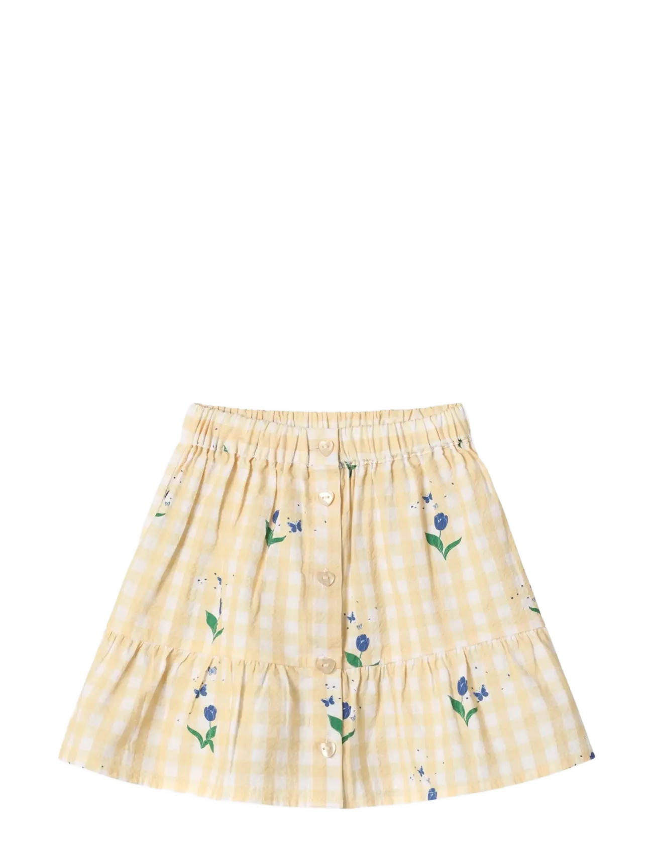 Fliink AGNES FLOWER SKIRT - Riided - YELLOW / yellow
