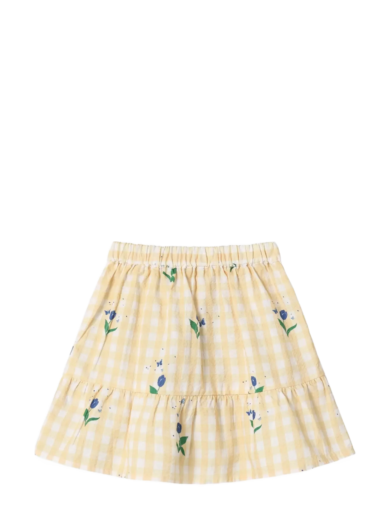 Fliink - AGNES FLOWER SKIRT - short skirts - yellow - 1