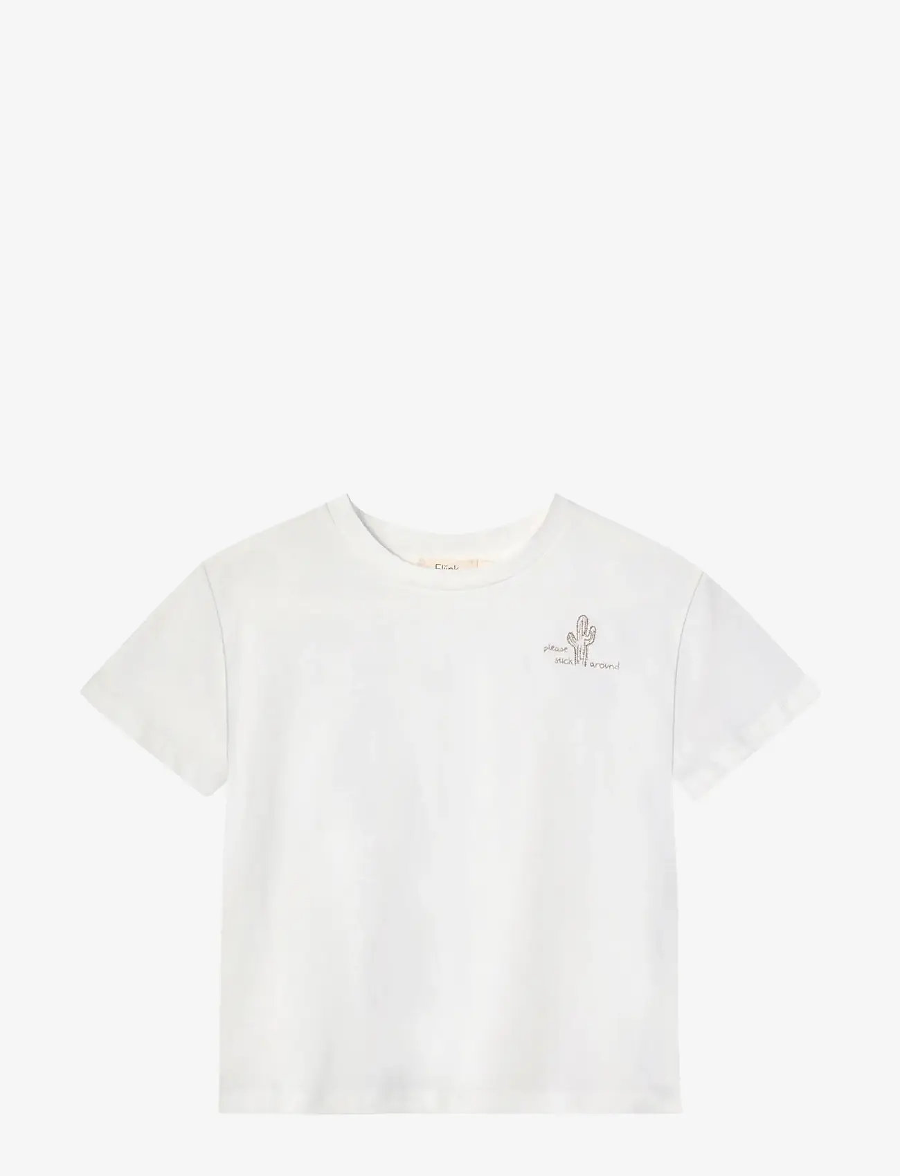Fliink - SOMMER CACTUS T-SHIRT - sügisesed riided - white - 0