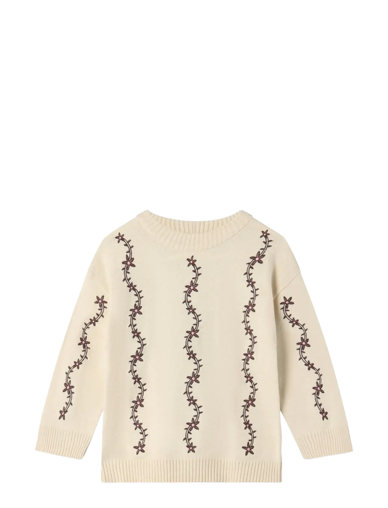 FLIINK Alon Flower Pullover Cream - 5 Y - Kinder