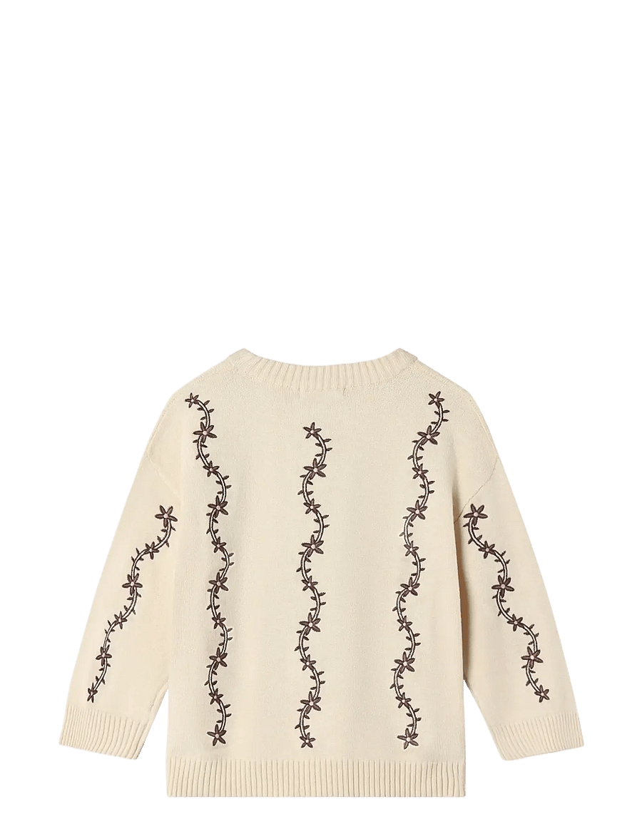 Fliink - ALON FLOWER PULLOVER - pullover - sandshell - 1