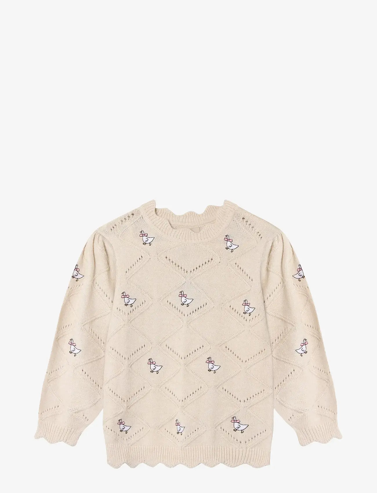 Fliink - ALON GOOSE PULLOVER - herbstliche kleidung - sandshell - 0