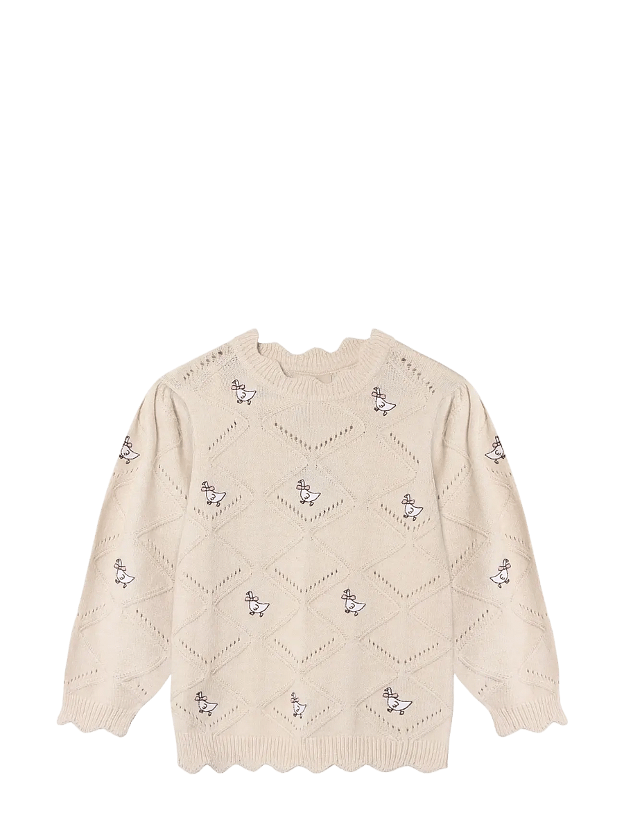 Fliink - ALON GOOSE PULLOVER - džemprid - sandshell - 0