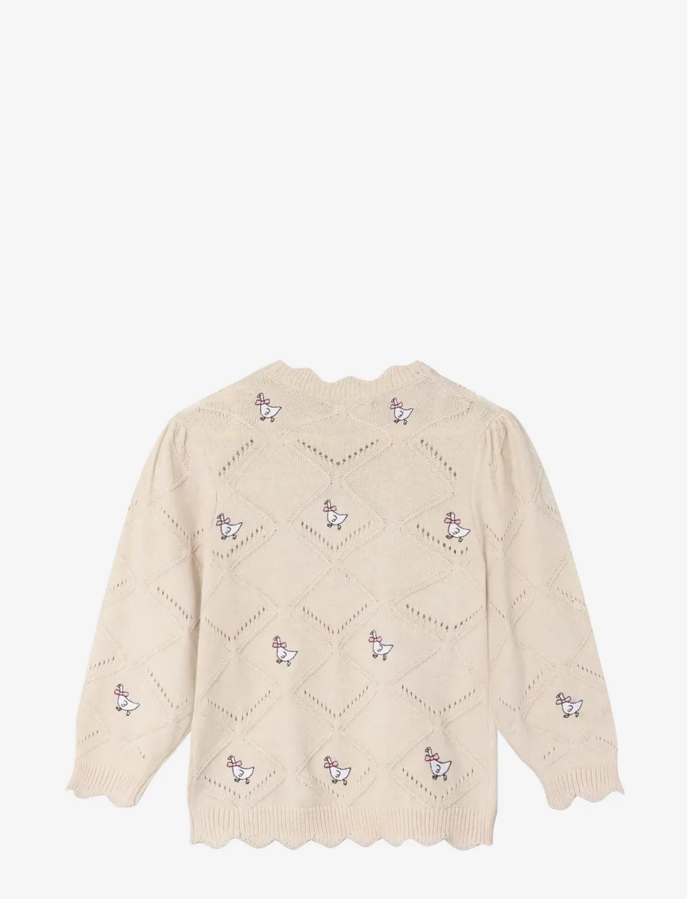 Fliink - ALON GOOSE PULLOVER - stickade tröjor - sandshell - 1