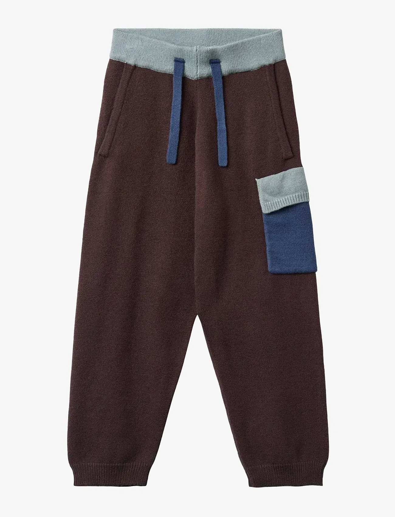 Fliink - ALON CONTRAST PANT - cargobyxor - coffee bean - 0