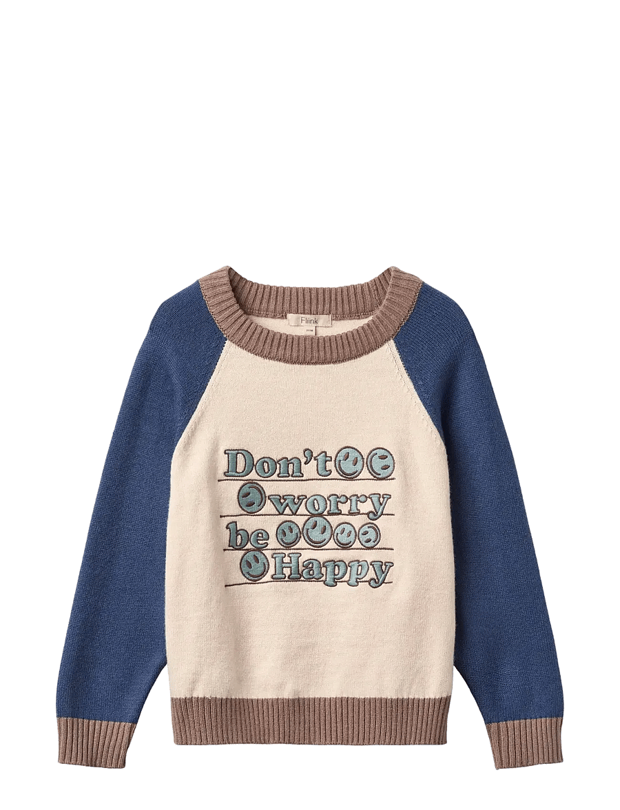 Fliink - ALON CONTRAST PULLOVER - pullover - sandshell - 1