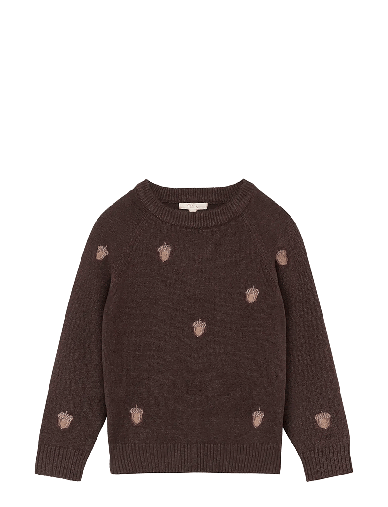 Fliink - BENNA ACORN PULLOVER - coffee bean - 0