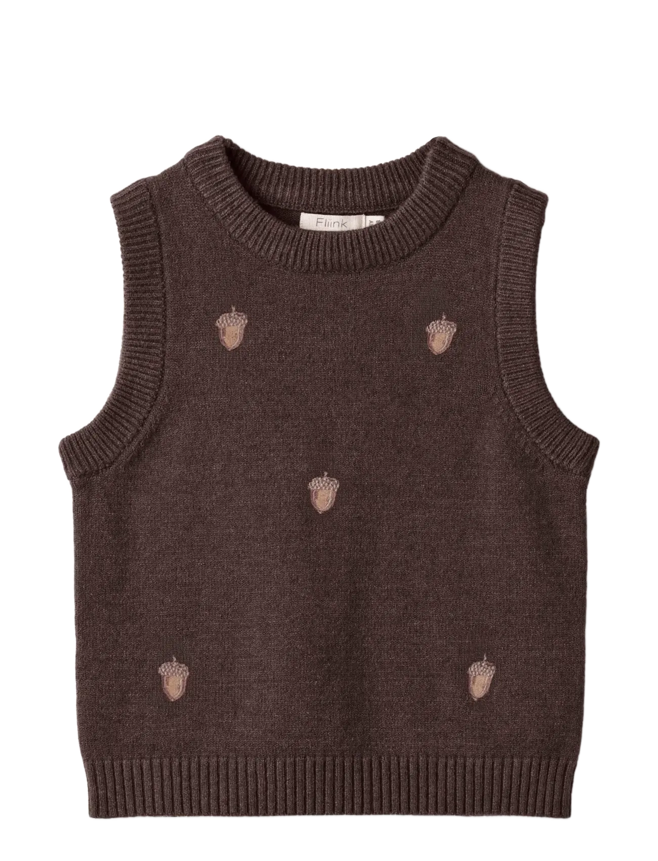 Fliink BENNA PINECONE VEST - Vinterkollektion - COFFEE BEAN / brown